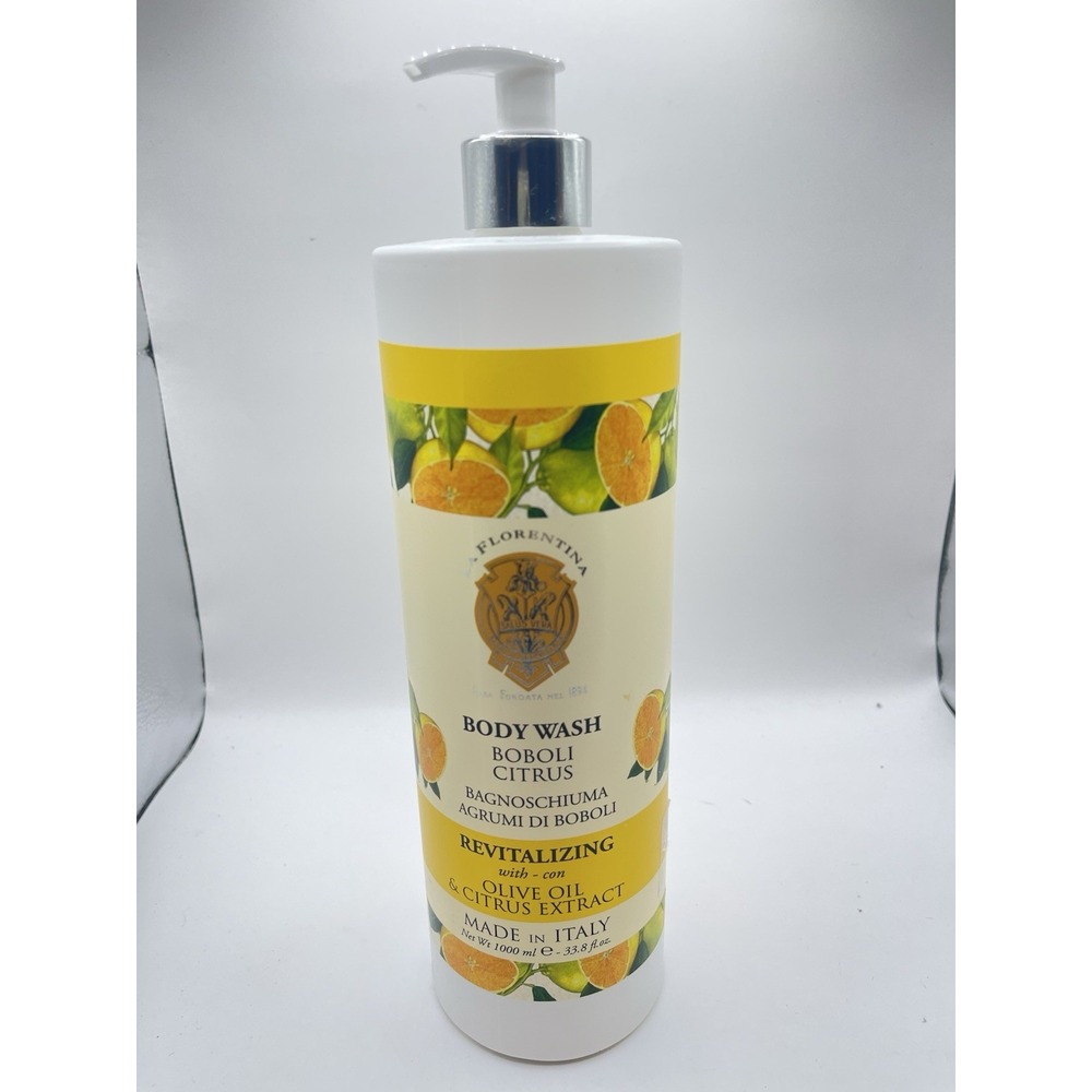 La Florentina Boboli Citrus Body Wash Olive Oil 33.8 oz/ 1000ml From‎ Italy